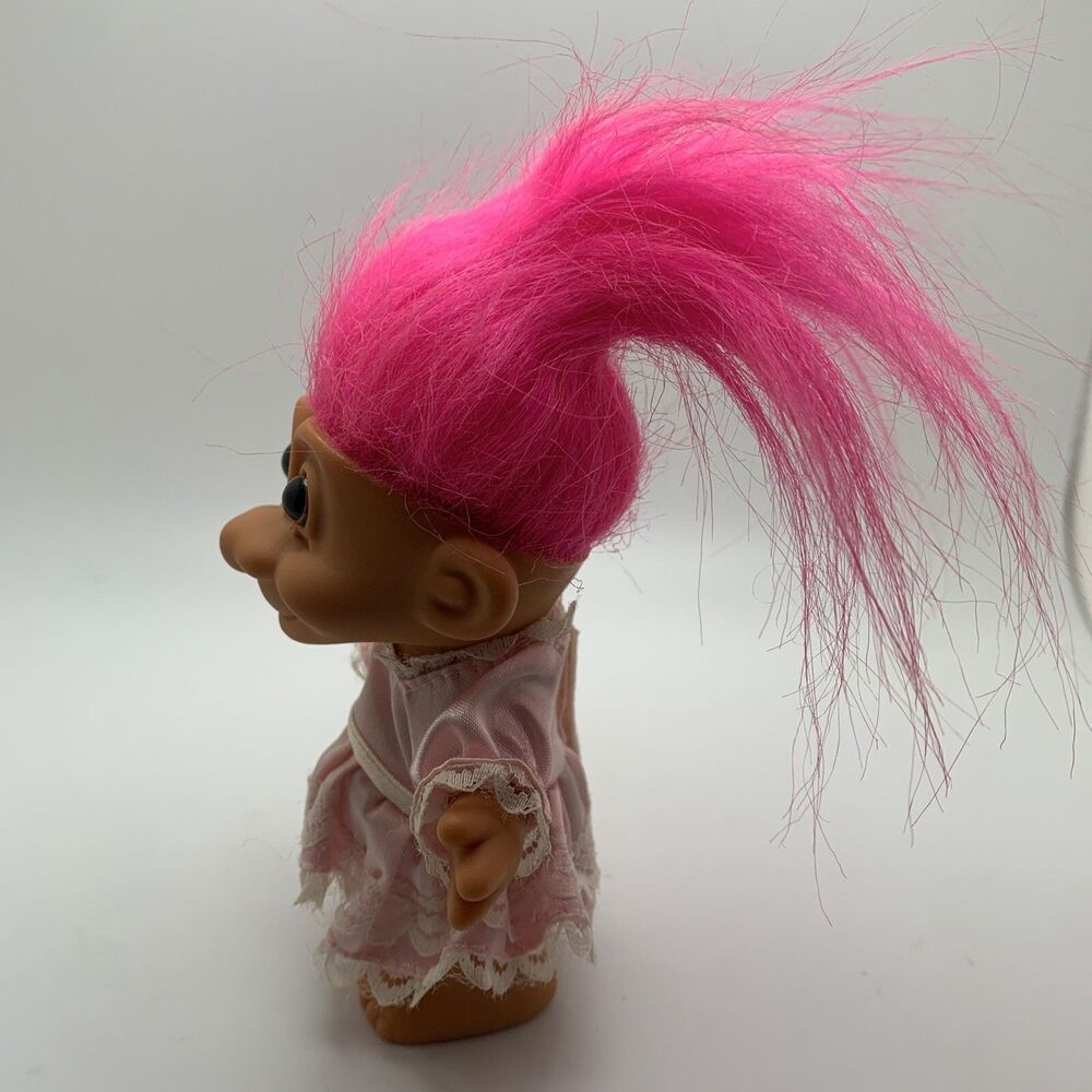 Lucky Magic Troll Doll Lot Russ Applause Classic Toy Vintage 90s - Picture 7 of 9